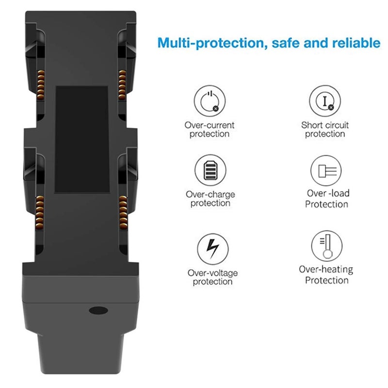 Hanatora Battery Charger with LCD Display for DJI Spark Drone,4 in 1 Rapid Multi Parallel Charging Hub Accessories - Image 5